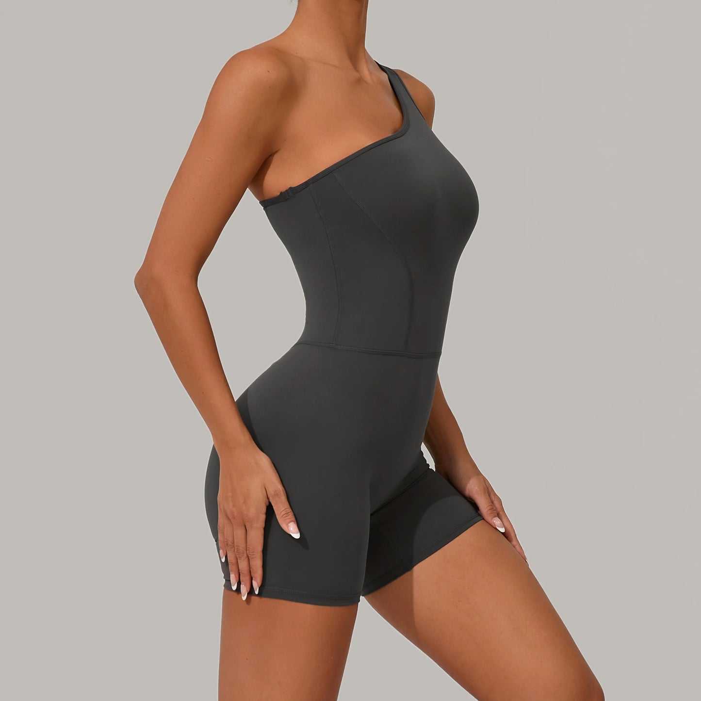 GRANADA ONE SHOULDER SEAMLESS JUMPSUIT