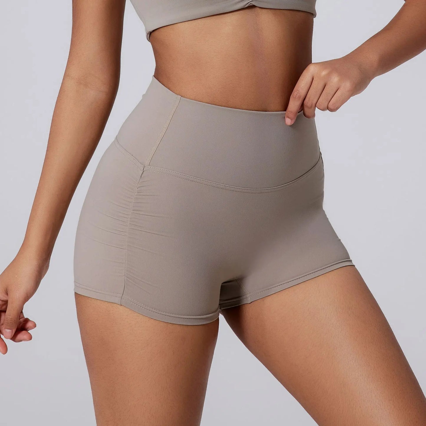 BELLINA HIGH-WAISTED BOOTY SHORTS