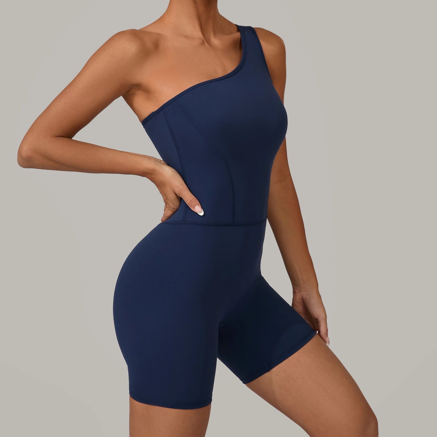 GRANADA ONE SHOULDER SEAMLESS JUMPSUIT
