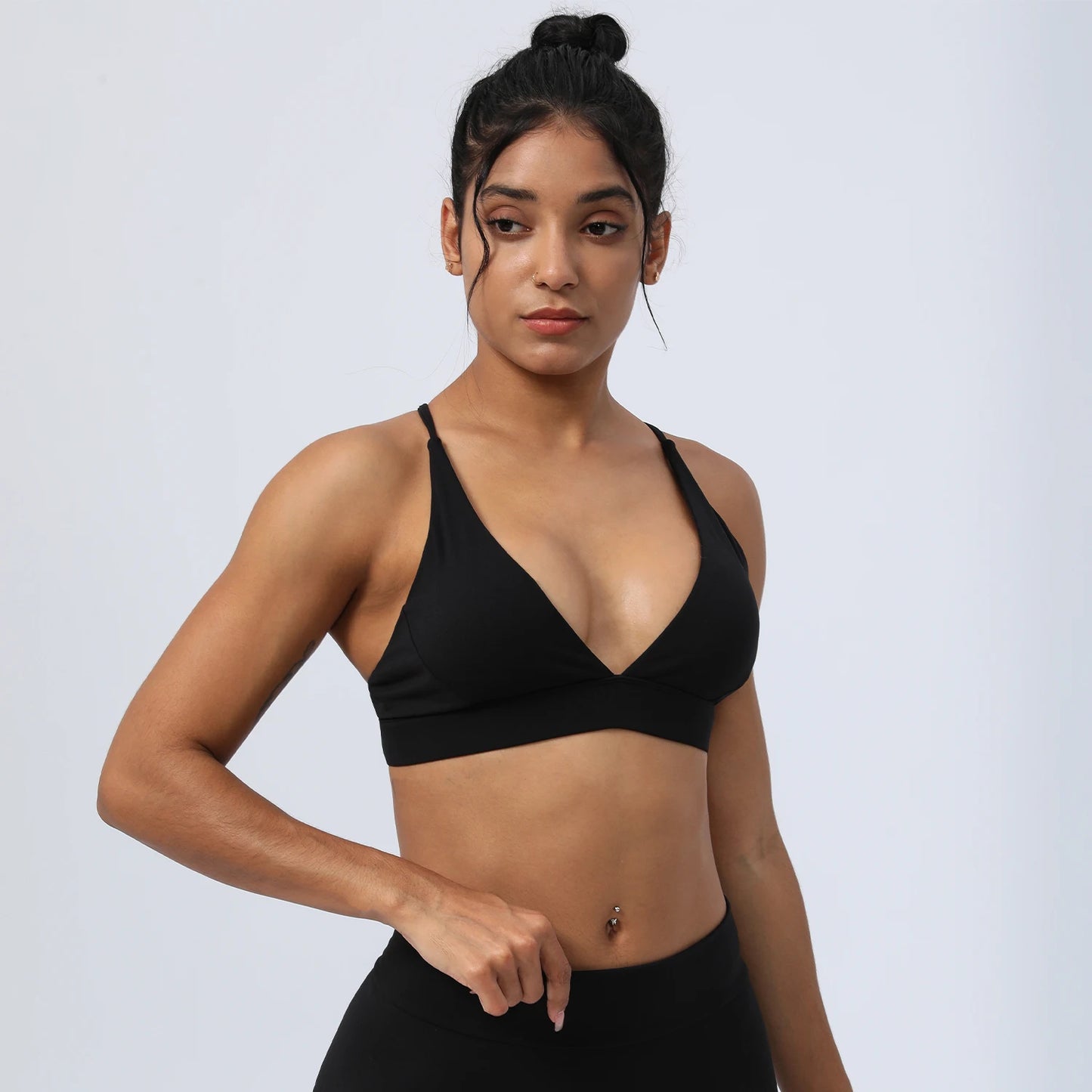 NAZARA CROSS-BACK SPORTS BRA