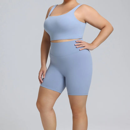 THE BEAM SEAMLESS HIGH-WAISTED SHORTS SET-Workout Sets-Gym Giants