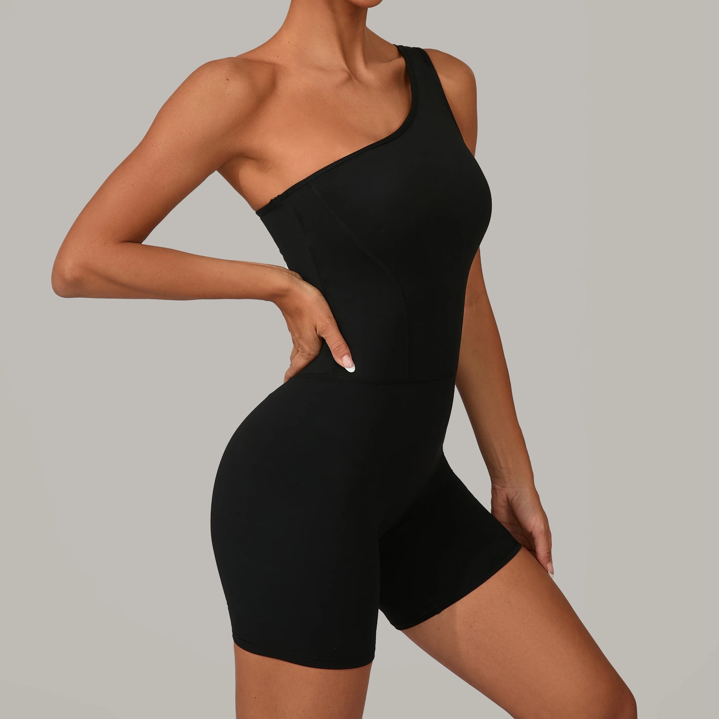 GRANADA ONE SHOULDER SEAMLESS JUMPSUIT