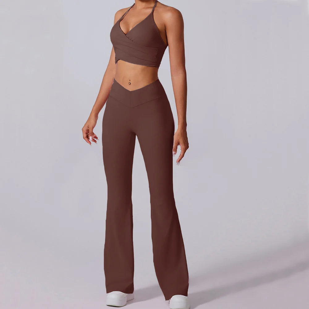 MARSEILLE SINGLET & FLARED LEGGINGS SET