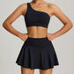 THE MURMUR ONE-SHOULDER SPORTS BRA
