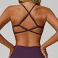 ALETTA V-NECK CROSSBACK SPORTS BRA