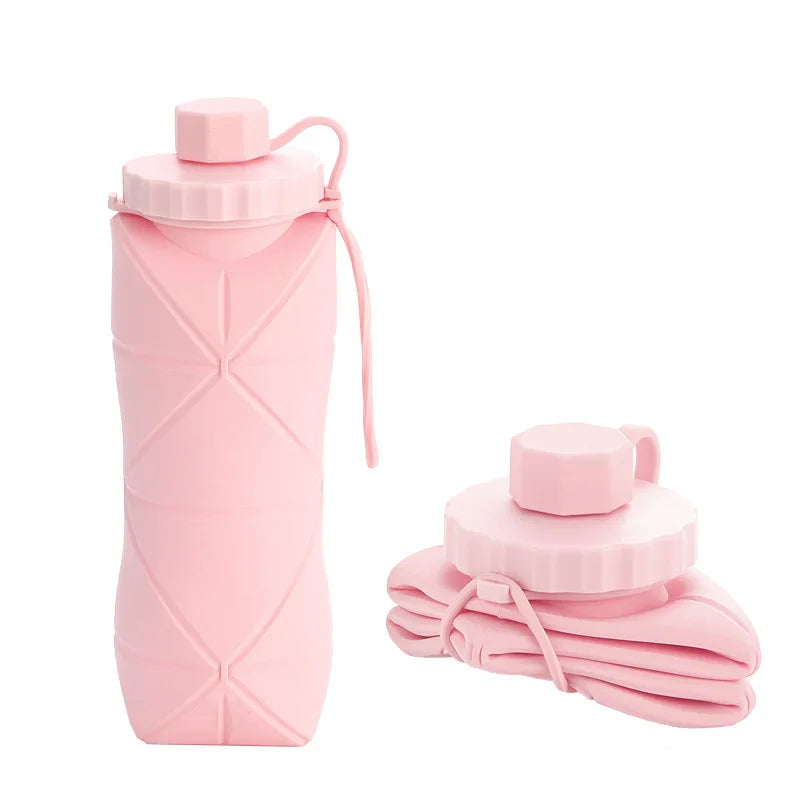600ML SILICONE FOLDING BOTTLE