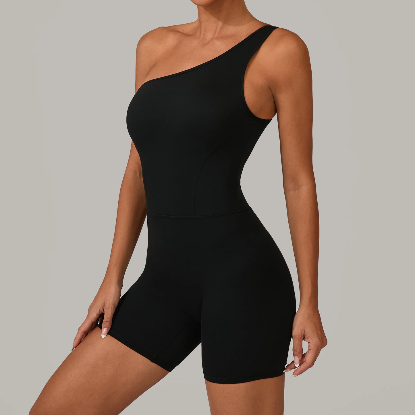 GRANADA ONE SHOULDER SEAMLESS JUMPSUIT