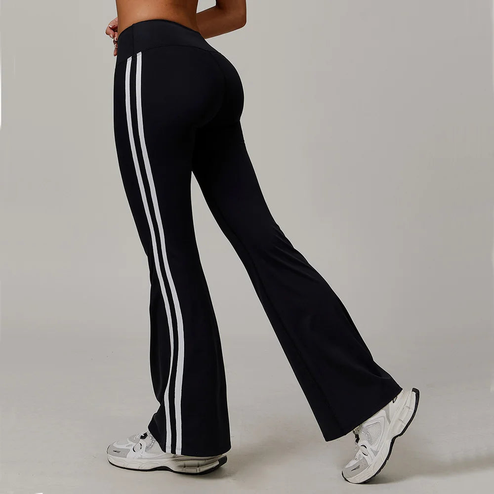 TAMERIA FLARED MID-RISE LEGGINGS
