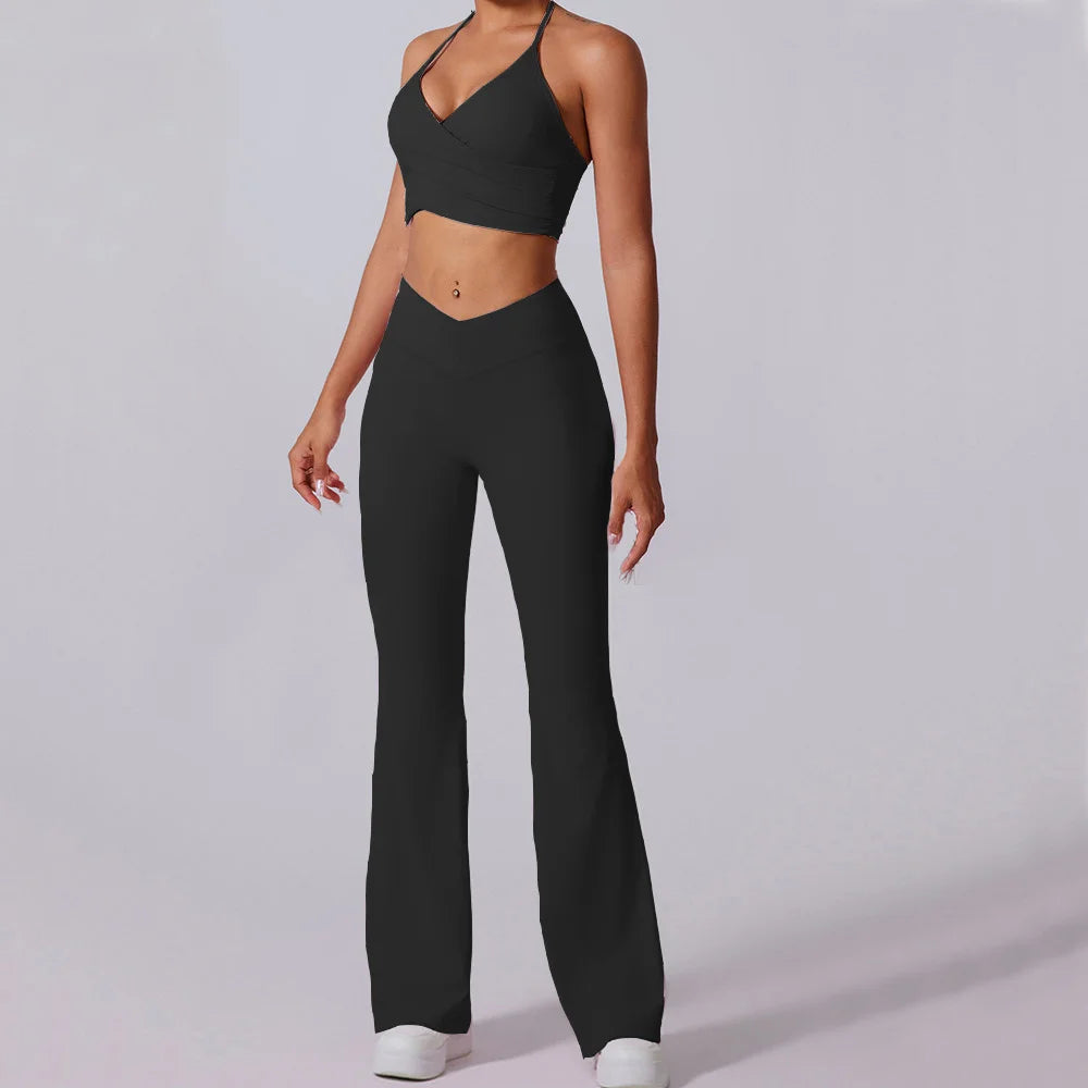 MARSEILLE SINGLET & FLARED LEGGINGS SET