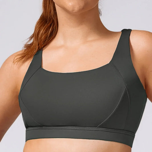 THE SABLE SEAMLESS CROSS-BACK SPORTS BRA