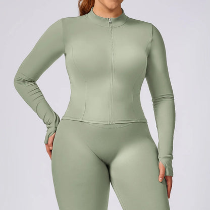 THE SABLE CROPPED TRAINING JACKET-Jackets-Gym Giants