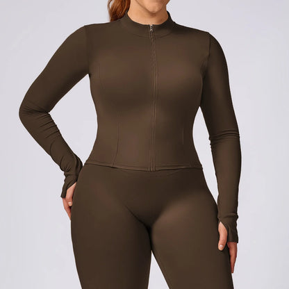 THE SABLE CROPPED TRAINING JACKET-Jackets-Gym Giants