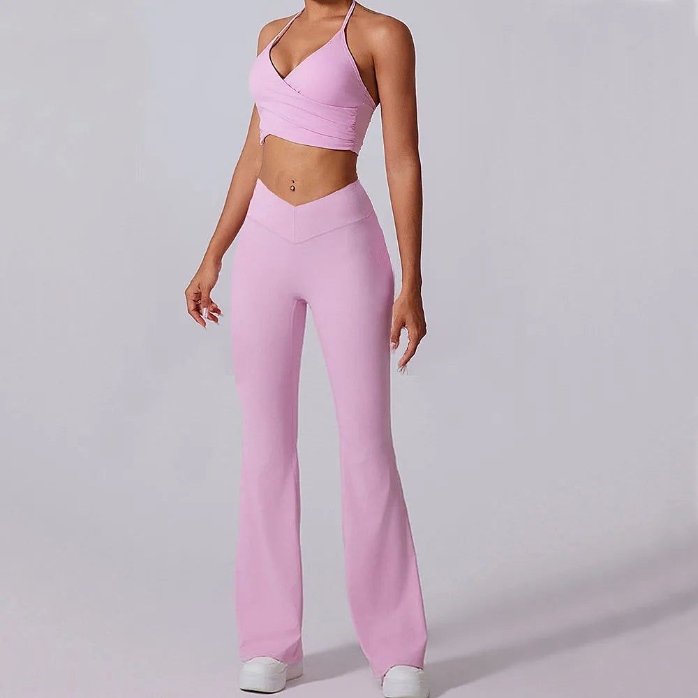 MARSEILLE SINGLET & FLARED LEGGINGS SET