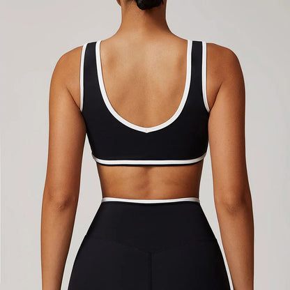 ARALINA SEAMLESS V-NECK SPORTS BRA