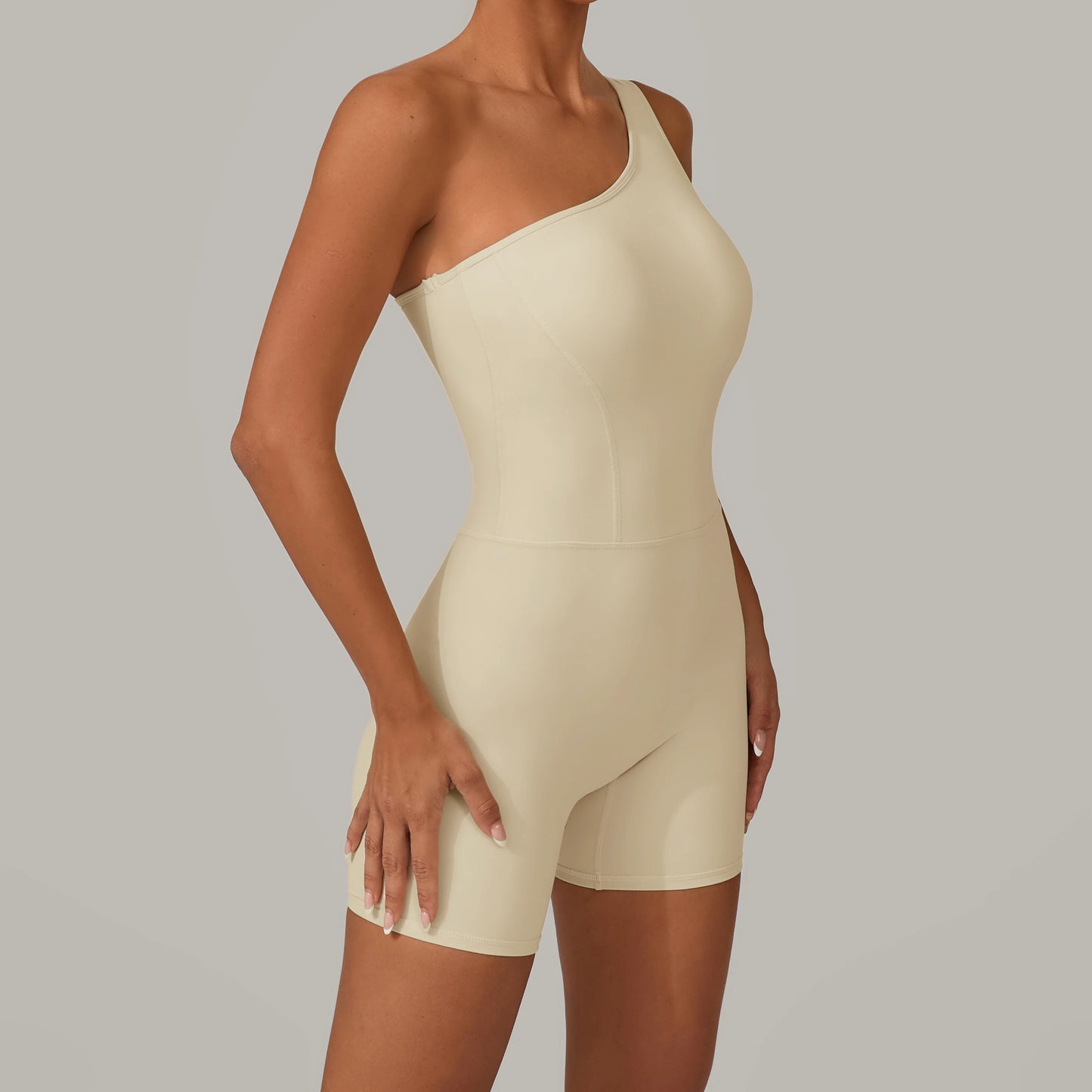 GRANADA ONE SHOULDER SEAMLESS JUMPSUIT