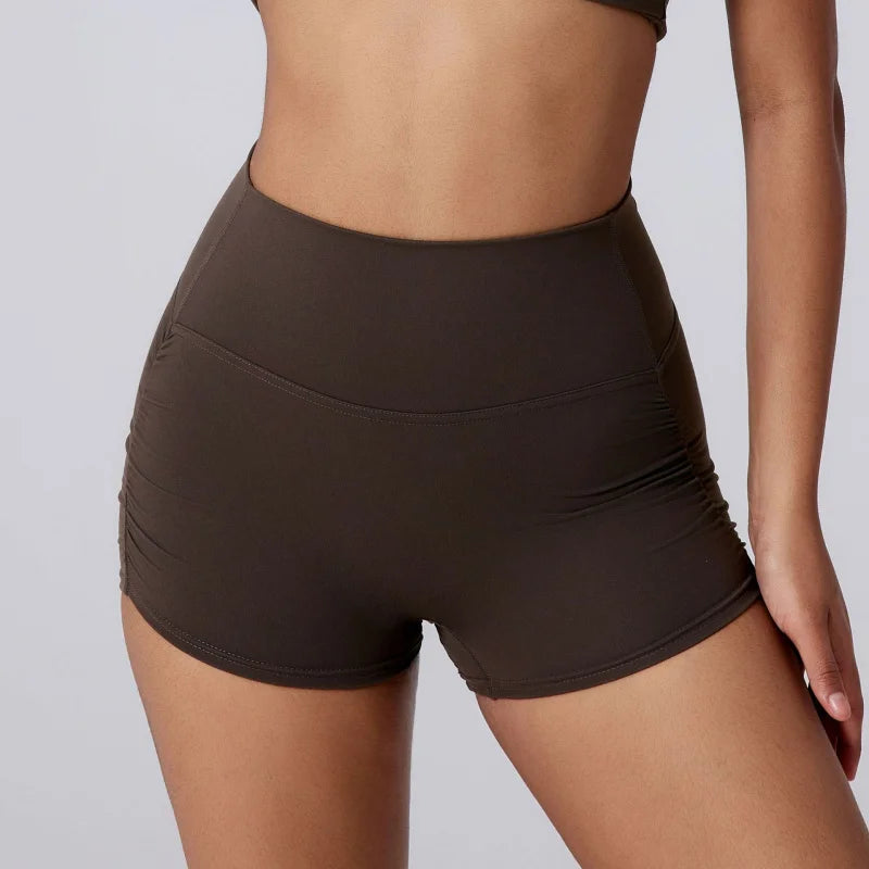 BELLINA HIGH-WAISTED BOOTY SHORTS