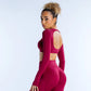 THE SOFIA TWIST-BACK LONG SLEEVE-Long Sleeve Shirts-Gym Giants