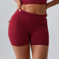VIANA SEAMLESS MID-RISE SHORTS