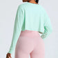 CORINNA CROPPED LONG SLEEVE