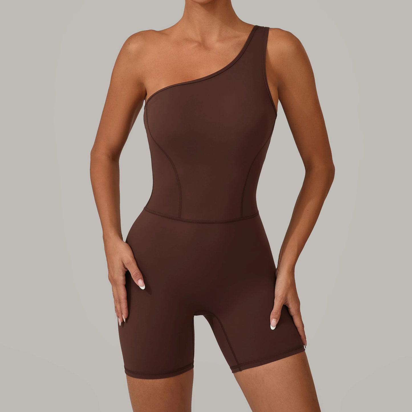 GRANADA ONE SHOULDER SEAMLESS JUMPSUIT