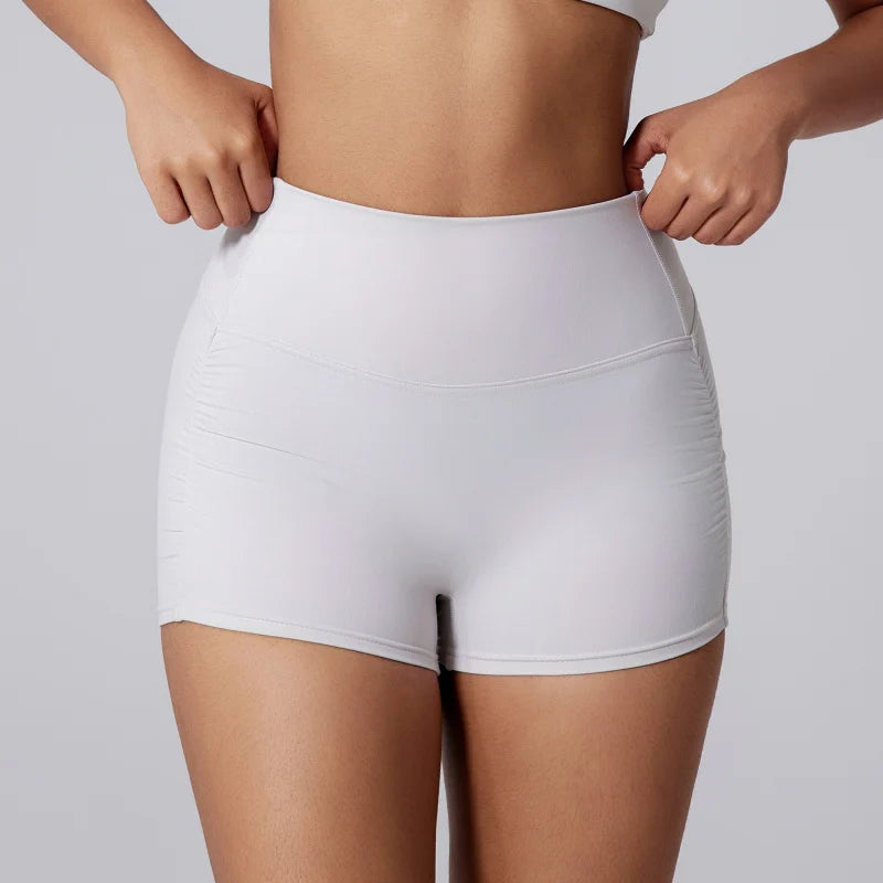 BELLINA HIGH-WAISTED BOOTY SHORTS