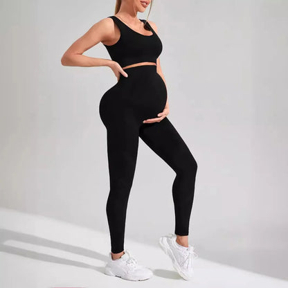 MALIA HIGH WAISTED LEGGINGS AND SPORTS BRA MATERNITY SET