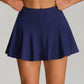 THE MURMUR ONE-SHOULDER SKORT SET