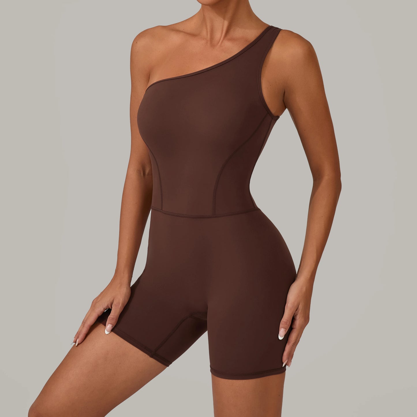 GRANADA ONE SHOULDER SEAMLESS JUMPSUIT