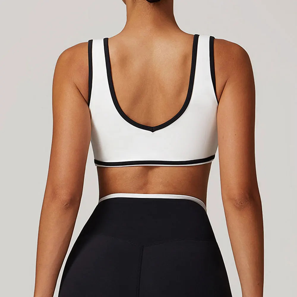 ARALINA SEAMLESS V-NECK SPORTS BRA