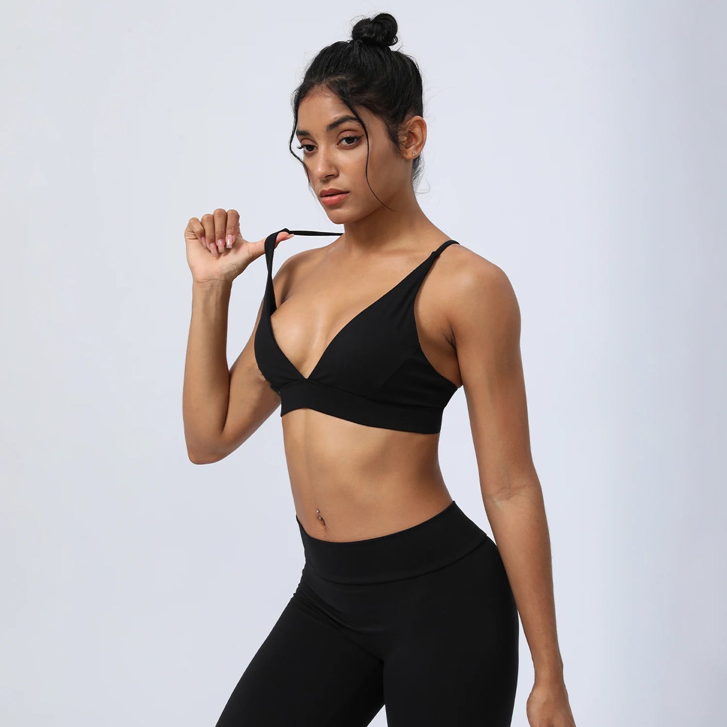 NAZARA CROSS-BACK SPORTS BRA