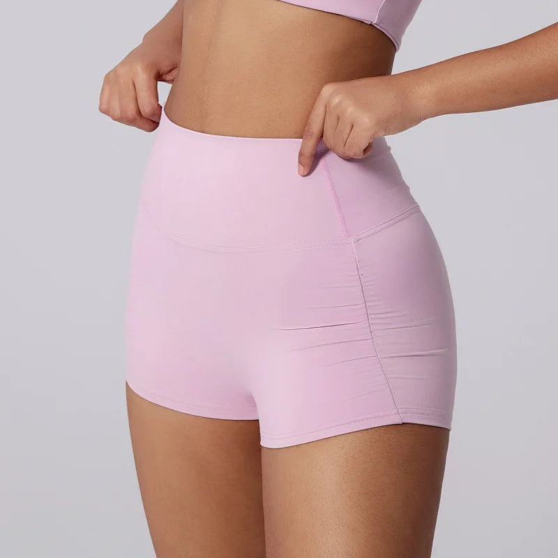 BELLINA HIGH-WAISTED BOOTY SHORTS