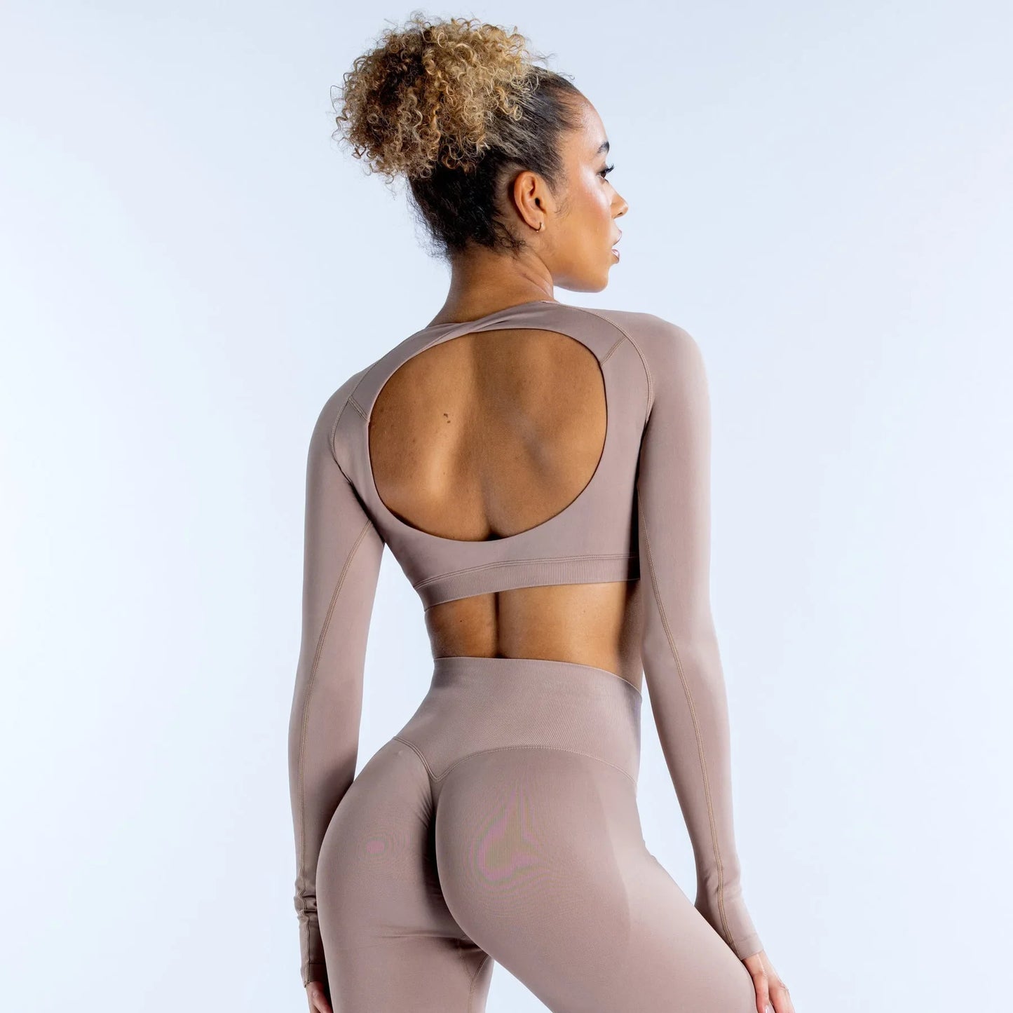 THE SOFIA TWIST-BACK LONG SLEEVE-Long Sleeve Shirts-Gym Giants
