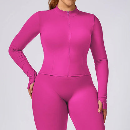 THE SABLE CROPPED TRAINING JACKET-Jackets-Gym Giants
