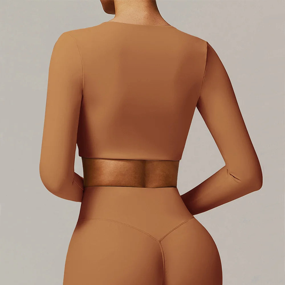 ALINA CROPPED LONG SLEEVE