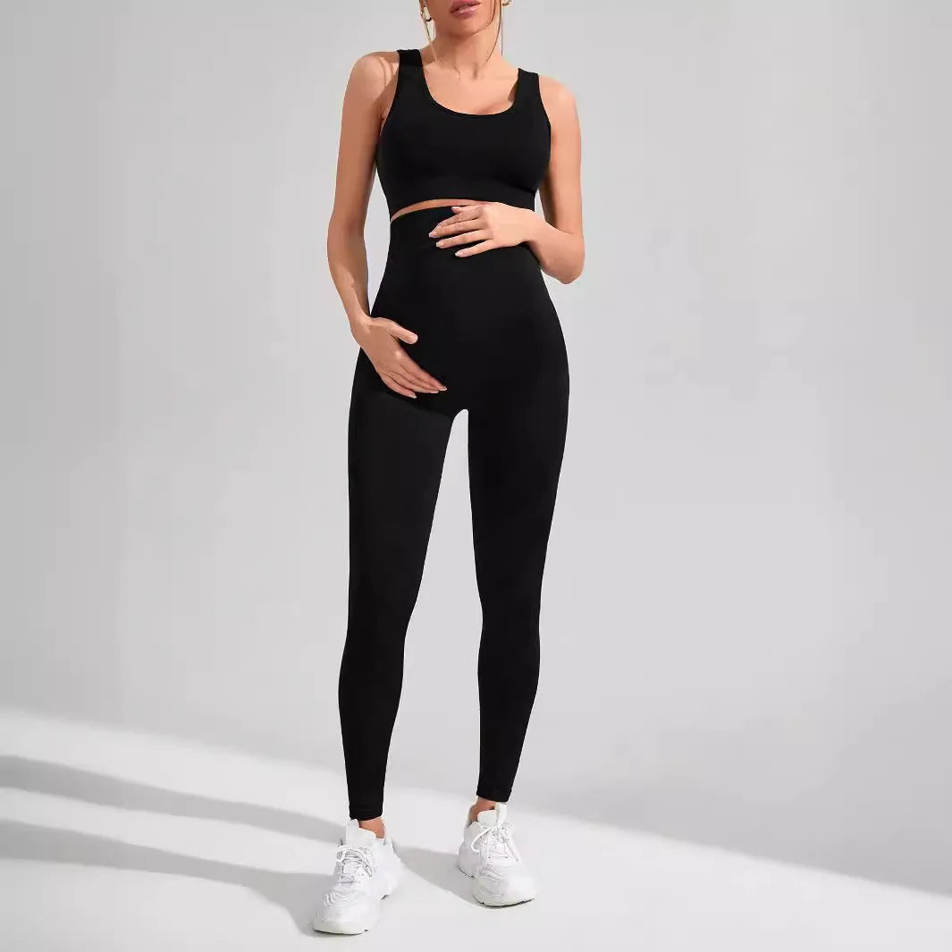MALIA HIGH WAISTED LEGGINGS AND SPORTS BRA MATERNITY SET