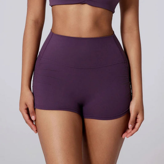 BELLINA HIGH-WAISTED BOOTY SHORTS