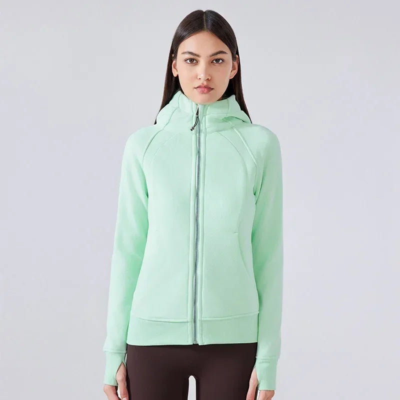 TALLARA FLEECE-LINED WINDPROOF HOODIE