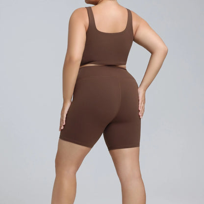 THE BEAM SEAMLESS HIGH-WAISTED SHORTS SET-Workout Sets-Gym Giants