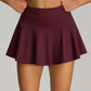 THE MURMUR ONE-SHOULDER SKORT SET