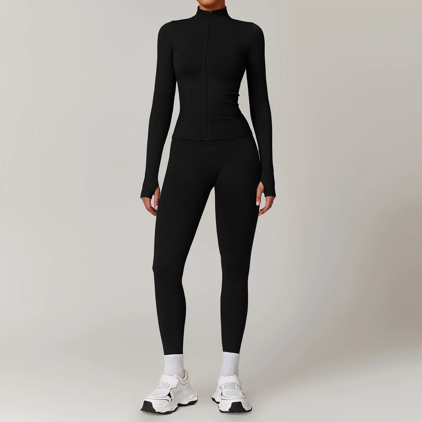 THE EVESSA SEAMLESS JACKET & LEGGINGS SET
