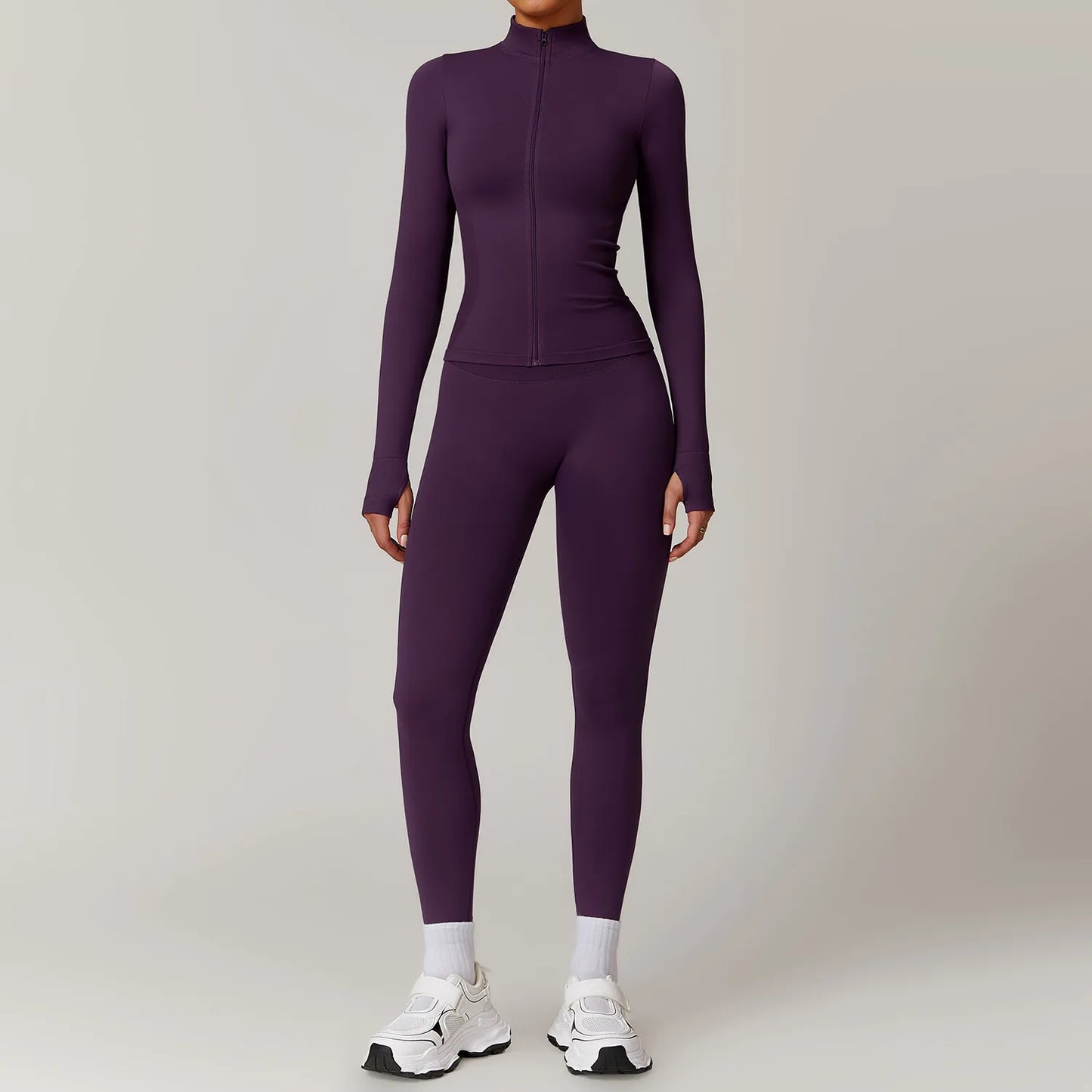 THE EVESSA SEAMLESS JACKET & LEGGINGS SET