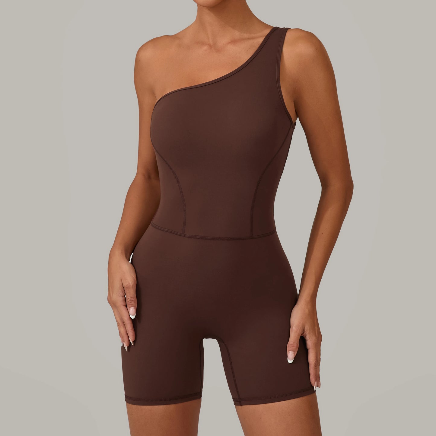 GRANADA ONE SHOULDER SEAMLESS JUMPSUIT