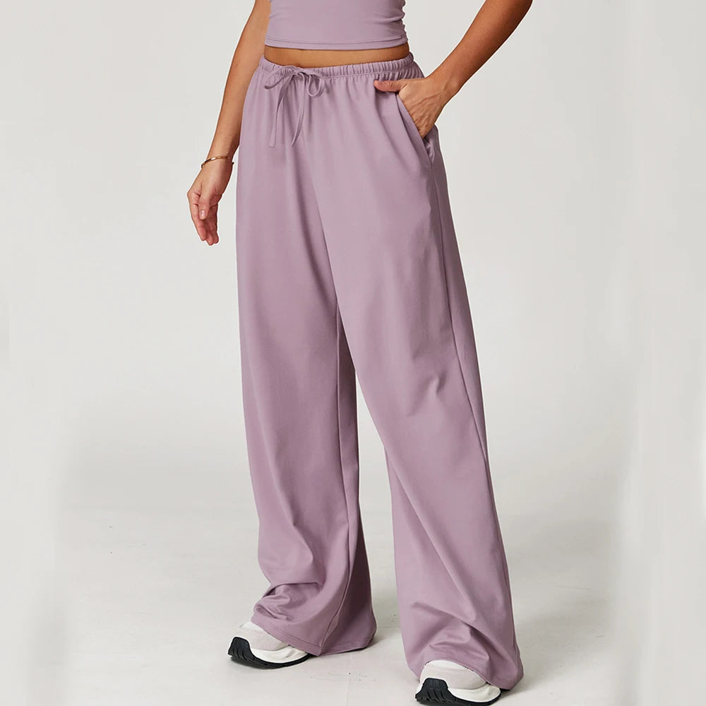 THE LIORA DRAWSTRING RELAXED FIT SWEATPANTS