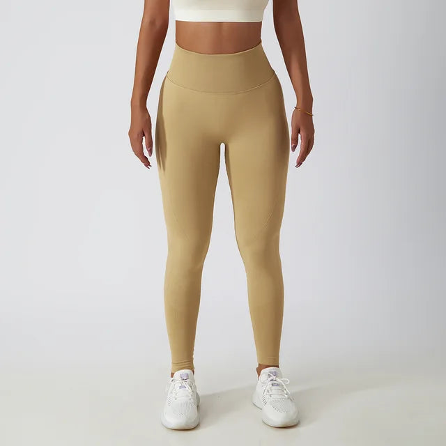 THE CASCADE SEAMLESS SCRUNCH BUTT LEGGINGS-Leggings-Gym Giants