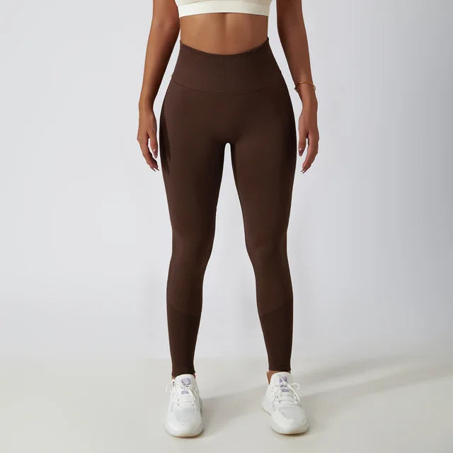THE CASCADE SEAMLESS SCRUNCH BUTT LEGGINGS-Leggings-Gym Giants