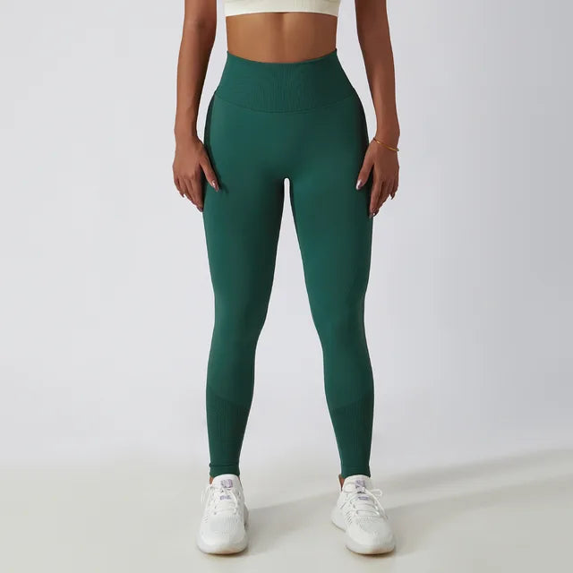 THE CASCADE SEAMLESS SCRUNCH BUTT LEGGINGS-Leggings-Gym Giants