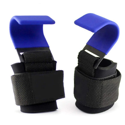WEIGHT LIFTING HOOK GRIPS WITH WRIST WRAPS-Weightlifting Accessories-Gym Giants