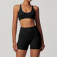 THE EMMELINE HIGH WAISTED SHORTS SET-Workout Sets-Gym Giants