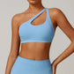 THE EVESSA ONE SHOULDER SPORTS BRA-Sports Bras-Gym Giants