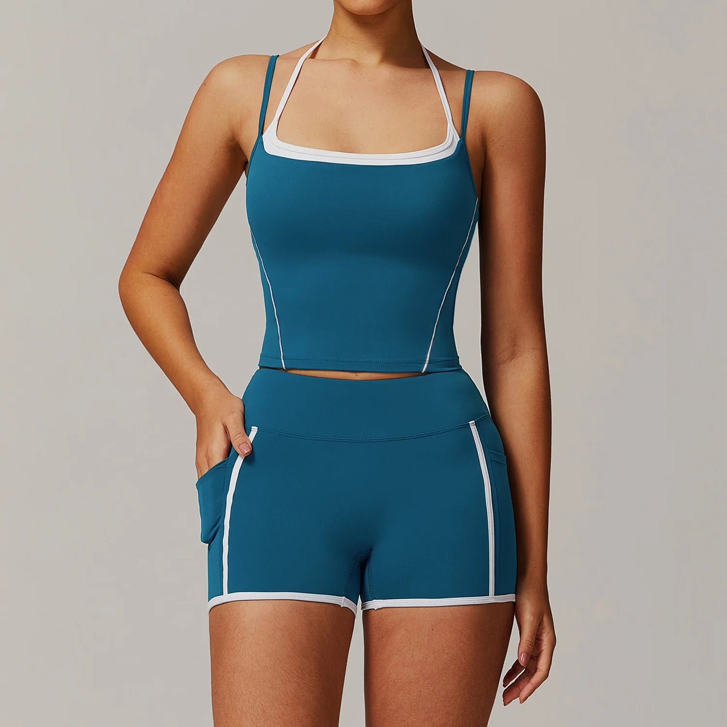 THE ISOLA COMPRESSION SINGLET & SHORTS SET